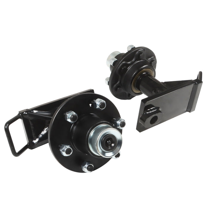 DURAFORCE 2 Pcs Shipping Container Wheels 6x5.5 Lug Bolt-On Spindle Kit Superior Quality