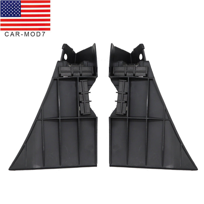 DURAFORCE 2Pc Front Steel Bumper Bracket Set Reinforcement Cover for 2005-09 Ford Mustang