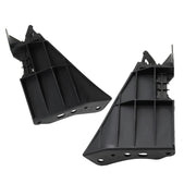 DURAFORCE 2Pc Front Steel Bumper Bracket Set Reinforcement Cover for 2005-09 Ford Mustang