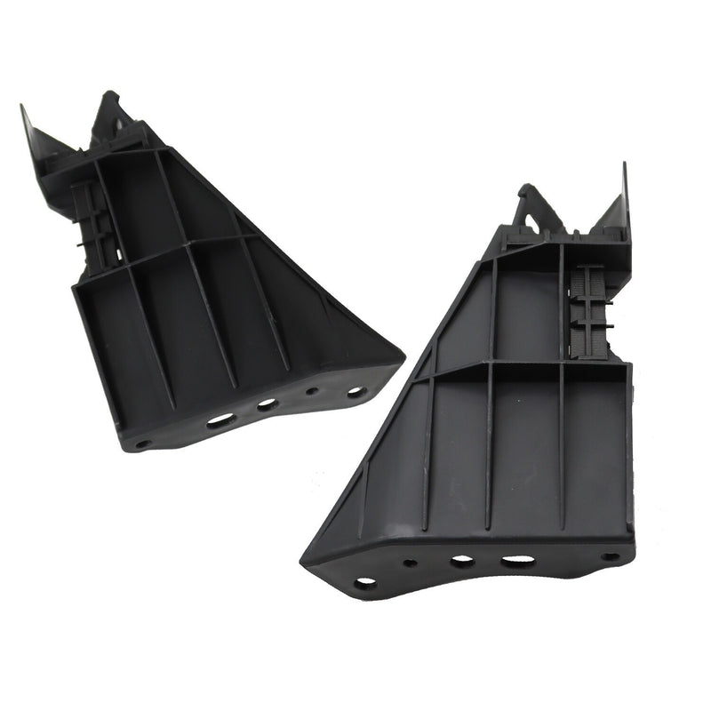 DURAFORCE 2Pc Front Steel Bumper Bracket Set Reinforcement Cover for 2005-09 Ford Mustang