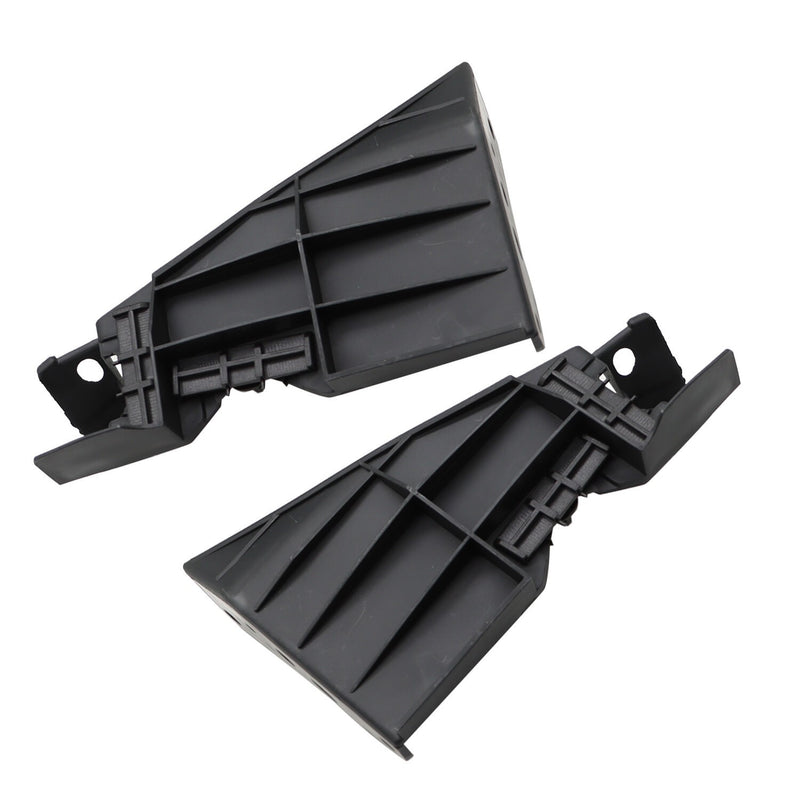DURAFORCE 2Pc Front Steel Bumper Bracket Set Reinforcement Cover for 2005-09 Ford Mustang