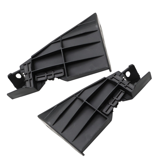 DURAFORCE 2Pc Front Steel Bumper Bracket Set Reinforcement Cover for 2005-09 Ford Mustang