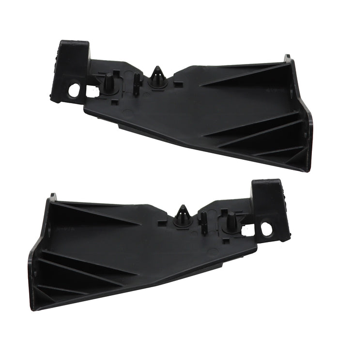 DURAFORCE 2Pc Front Steel Bumper Bracket Set Reinforcement Cover for 2005-09 Ford Mustang