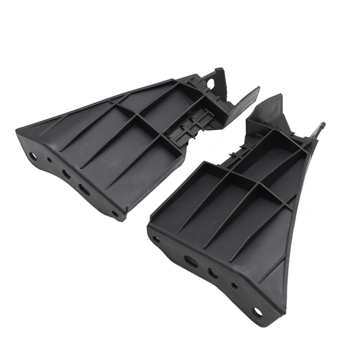 DURAFORCE 2Pc Front Steel Bumper Bracket Set Reinforcement Cover for 2005-09 Ford Mustang