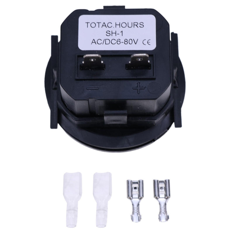 DURAFORCE Hour Meter 10-80 Volts AM125427 for John Deere LX172-LX188 GT242 PC1980 622 5830