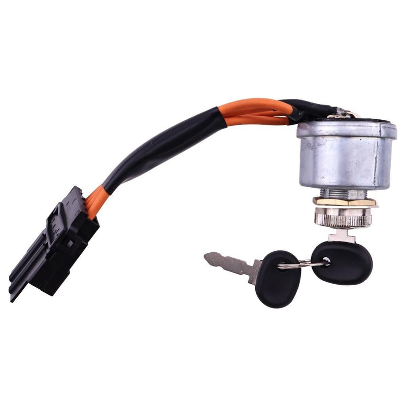 DURAFORCE Ignition Key Switch 86569718 for New Holland TC25 TC25D TC29 TC29D TC33 TC33D