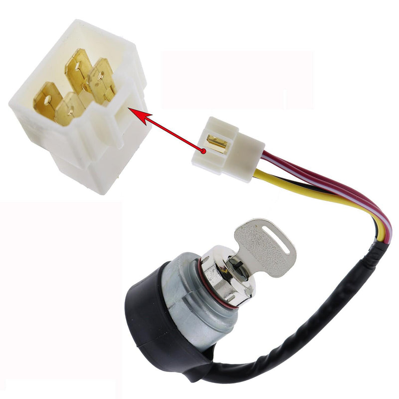 DURAFORCE Ignition Switch for Kubota M5040F M5040F-1 M9000 M8540F M9000 M5140DT M9960HD