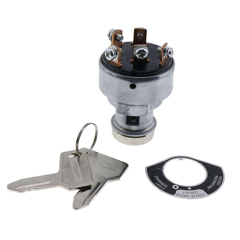 DURAFORCE Ignition Switch W/301 Keys 933110-00100 933110-00200 for Yanmar Excavator C50R