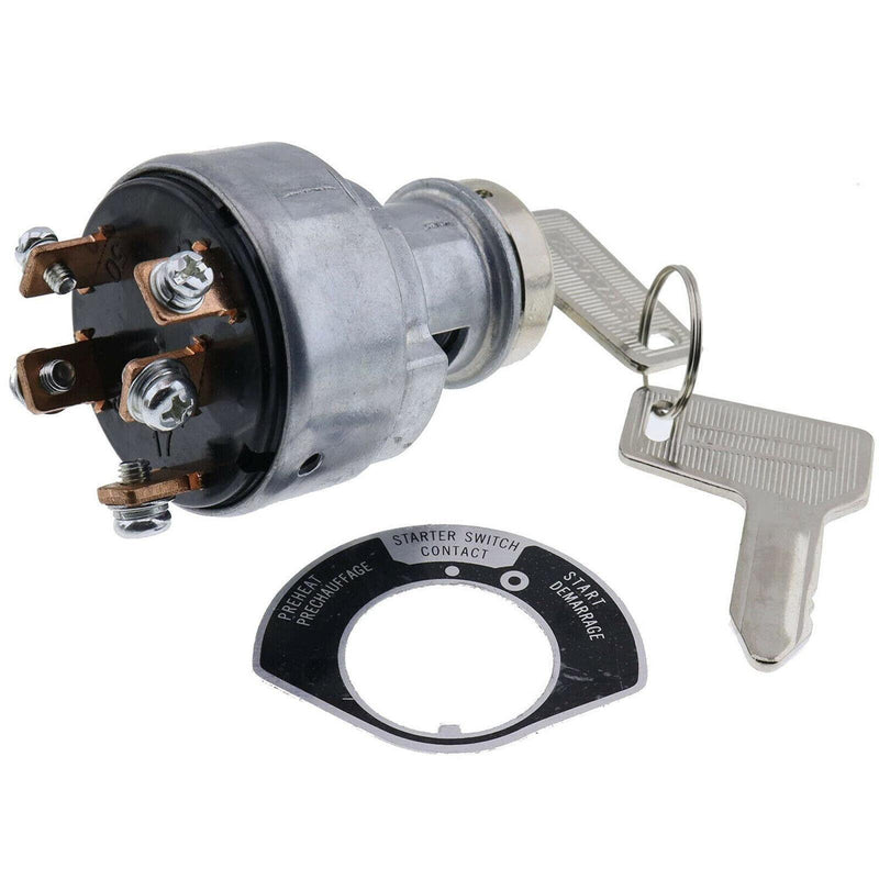 DURAFORCE Ignition Switch W/301 Keys 933110-00100 For Komatsu Excavator PC40FR-1 PC50FR-1