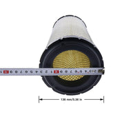 DURAFORCE Inner & Outer Air Filter Kit for Kubota 59800-26110 3A111-19130