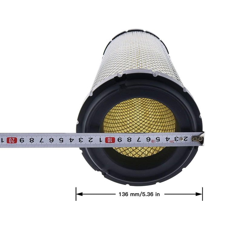 DURAFORCE Inner & Outer Air Filter Kit for Kubota 59800-26110 3A111-19130
