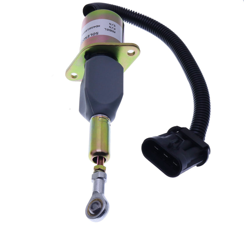DURAFORCE New 12V Fuel Shutoff Solenoid 82850507 for New Holland 8670 8770 8870 8970 TX34