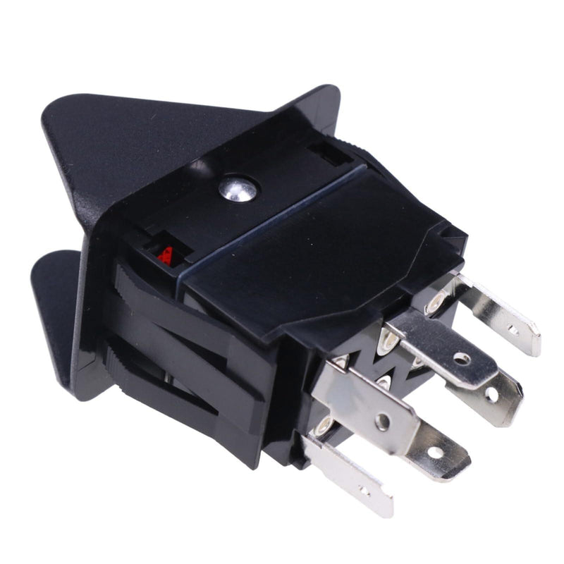 DURAFORCE New 30T37620 Switch, Rocker 6 terminal Dump Truck for Muncie Products