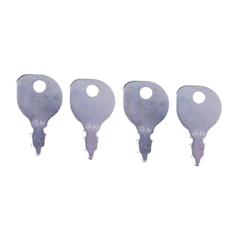 DURAFORCE New 4PCS Ignition Switch Keys 504-00622 for Universal Lawn Mowers Lawn Tractors