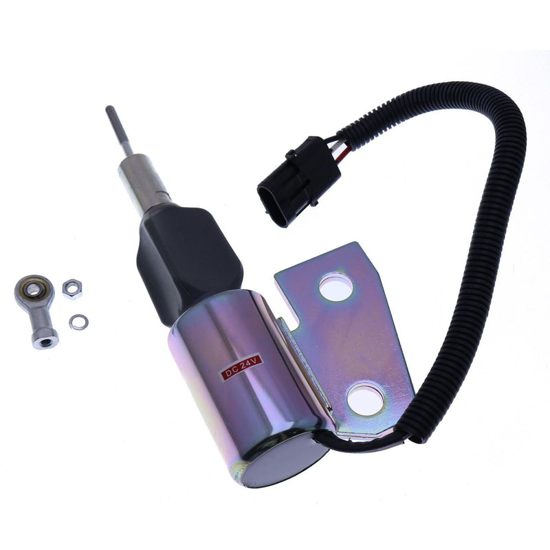 DURAFORCE New Fuel Shutoff Solenoid 6732-82-9110 For Komatsu PC150LC-6 PC150LC-6K PC150-6