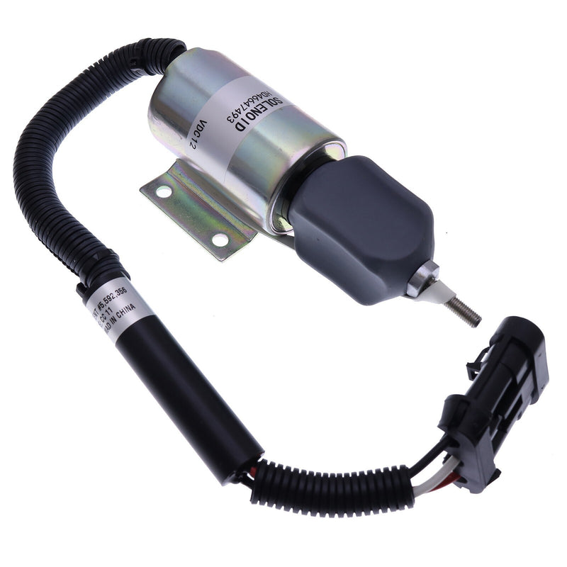 DURAFORCE New Fuel Solenoid Replaces Volvo 59009134 for Ingersoll DD-130 Compactor B5.9-C