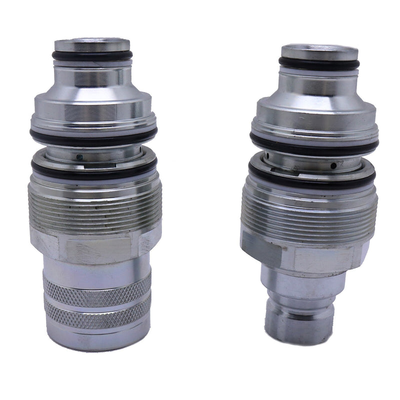 DURAFORCE New Male & Female Flat Face Coupler 6679837 6680018 for Bobcat A220 A300 753 773