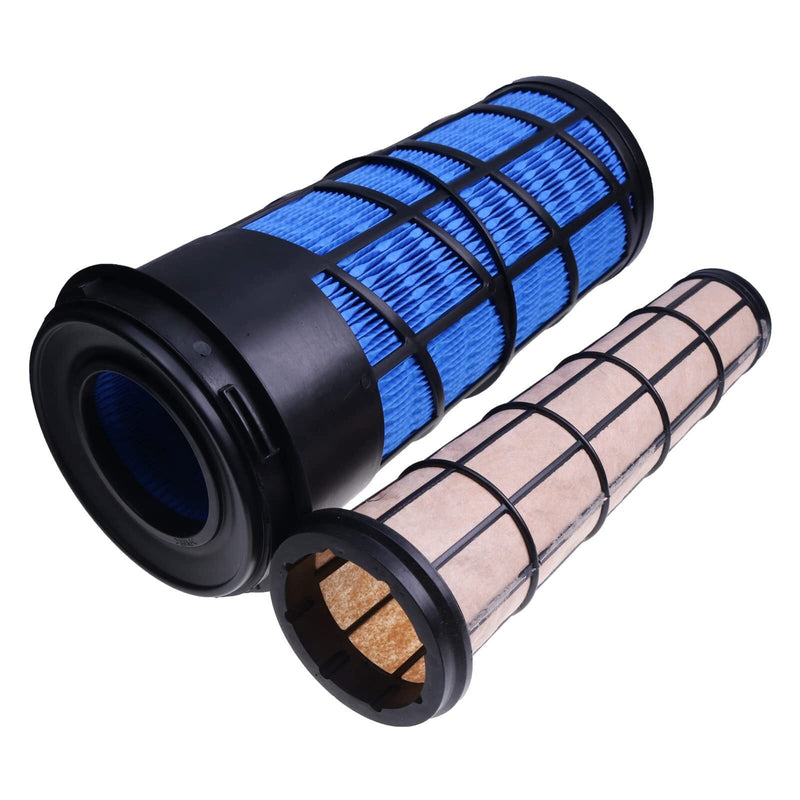 DURAFORCE RE282286 RE282287 Air Filter Kit for John Deere 318D 319D 320D 323D 5045D 5045E