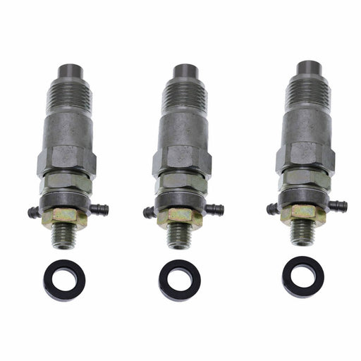 DURAFORCE Set of 3 Fuel Injectors 15271-53000 for Kubota V1902 V1702 D750 D850 D950 D1302