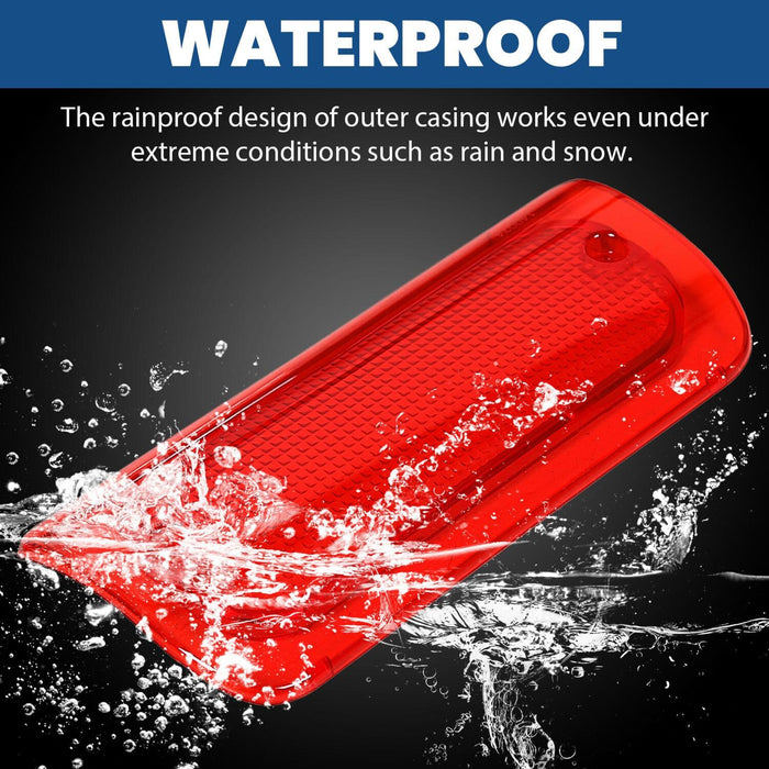 DURAFORCE Red Lens Extended Cab 3rd Brake Light Cover For 1994-04 Chevy S-10 GMC Sonoma