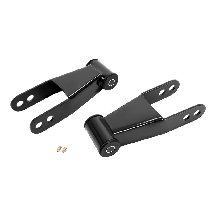 DURAFORCE For Chevy Silverado GMC Sierra 1500 1988-2018 2" Rear Drop Shackles Lowering Kit