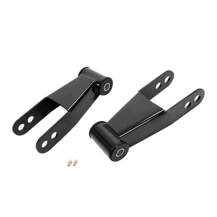DURAFORCE For Chevy Silverado GMC Sierra 1500 1988-2018 2" Rear Drop Shackles Lowering Kit