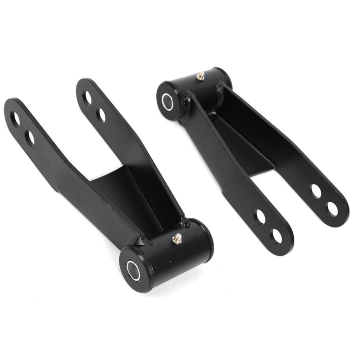 DURAFORCE For Chevy Silverado GMC Sierra 1500 1988-2018 2" Rear Drop Shackles Lowering Kit