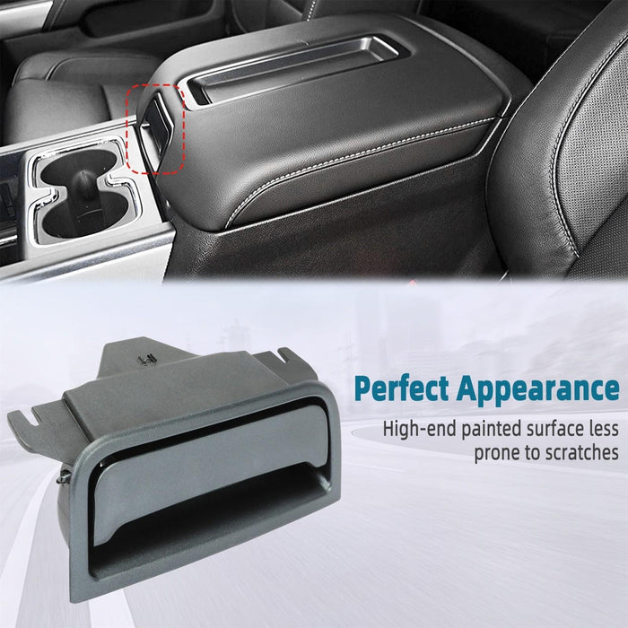 DURAFORCE Center Console Armrest Latch Handle Plate for Chevrolet GMC 2014-2020 22792217