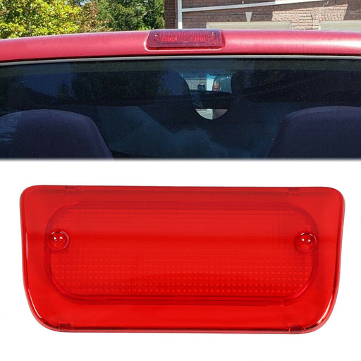 DURAFORCE For Chevy S-10 GMC Sonoma REG OR CREW Cab 1994-04 Red 3rd Third Brake Light Lens