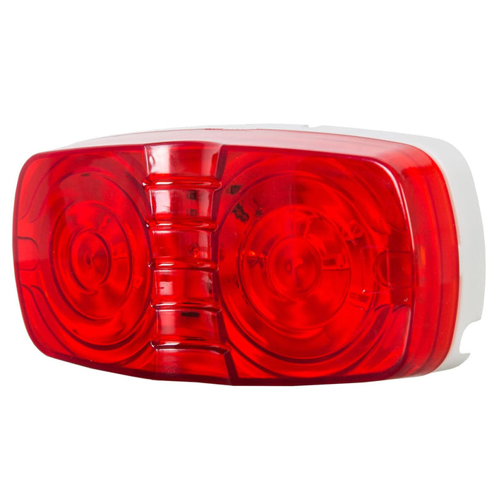 DURAFORCE 14x Trailer Marker Light 4x2 Rectangle Led Lights 10 Diodes Double Bullseye Led