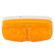 DURAFORCE 14x Trailer Marker Light 4x2 Rectangle Led Lights 10 Diodes Double Bullseye Led