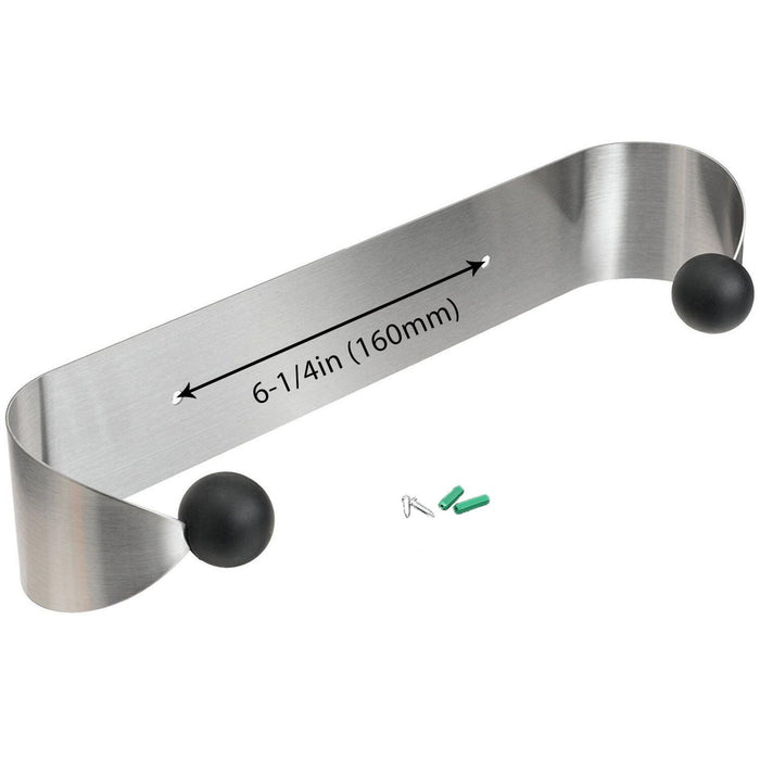 DURAFORCE Paper Towel Holder Under Cabinet Wall Mount Steel Rack Kitchen