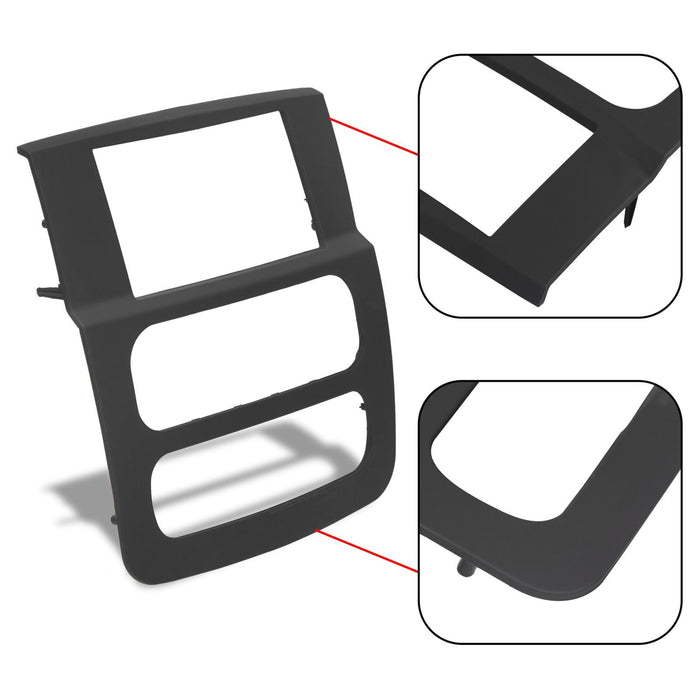 DURAFORCE Double Din Radio Stereo Dash Kit Antenna Adapter For 02-05 2003 Dodge Ram Black