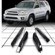 DURAFORCE 4x Black Roof Rails Rack End Cover Shell Cap For Toyota 4Runner N210 2003-2009