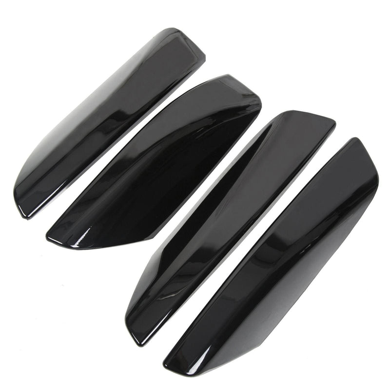 DURAFORCE 4x Black Roof Rails Rack End Cover Shell Cap For Toyota 4Runner N210 2003-2009