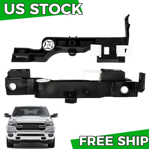 DURAFORCE Pair Headlight Lamp Mounting Bracket Driver Passenger For 2009-2020 Dodge Ram