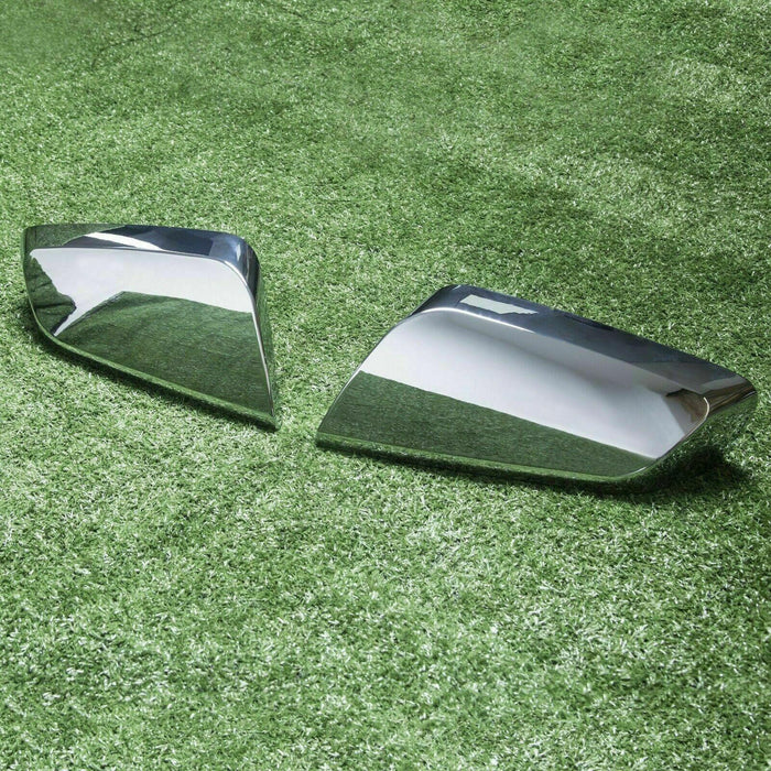 DURAFORCE For 2014-2020 Chevy Impala Chrome Triple Mirror Covers Clip On Replacement Trims