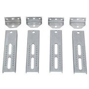 DURAFORCE 4PC 10" Galvanized Swivel and Top Bunk Bolster Bracket For Boat Trailer