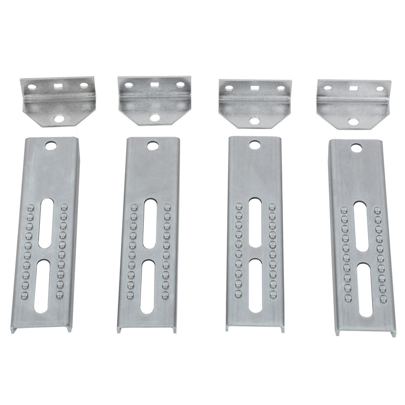 DURAFORCE 4PC 10" Galvanized Swivel and Top Bunk Bolster Bracket For Boat Trailer