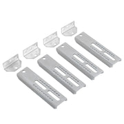 DURAFORCE 4PC 10" Galvanized Swivel and Top Bunk Bolster Bracket For Boat Trailer