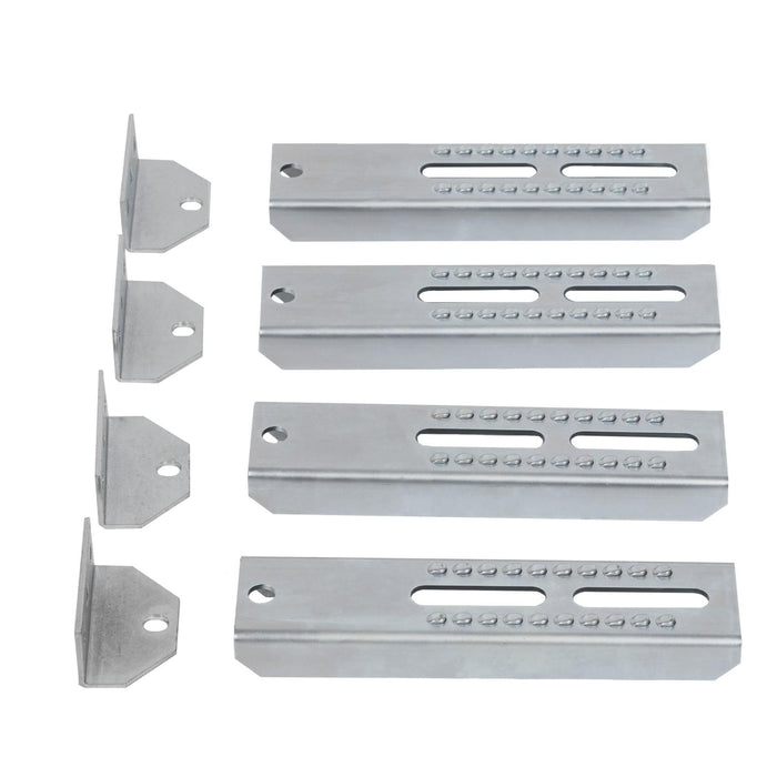 DURAFORCE 4PC 10" Galvanized Swivel and Top Bunk Bolster Bracket For Boat Trailer