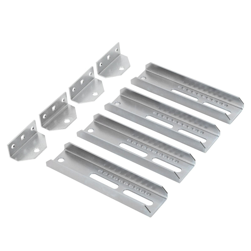 DURAFORCE 4PC 10" Galvanized Swivel and Top Bunk Bolster Bracket For Boat Trailer