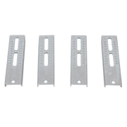 DURAFORCE 4PC 10" Galvanized Swivel and Top Bunk Bolster Bracket For Boat Trailer
