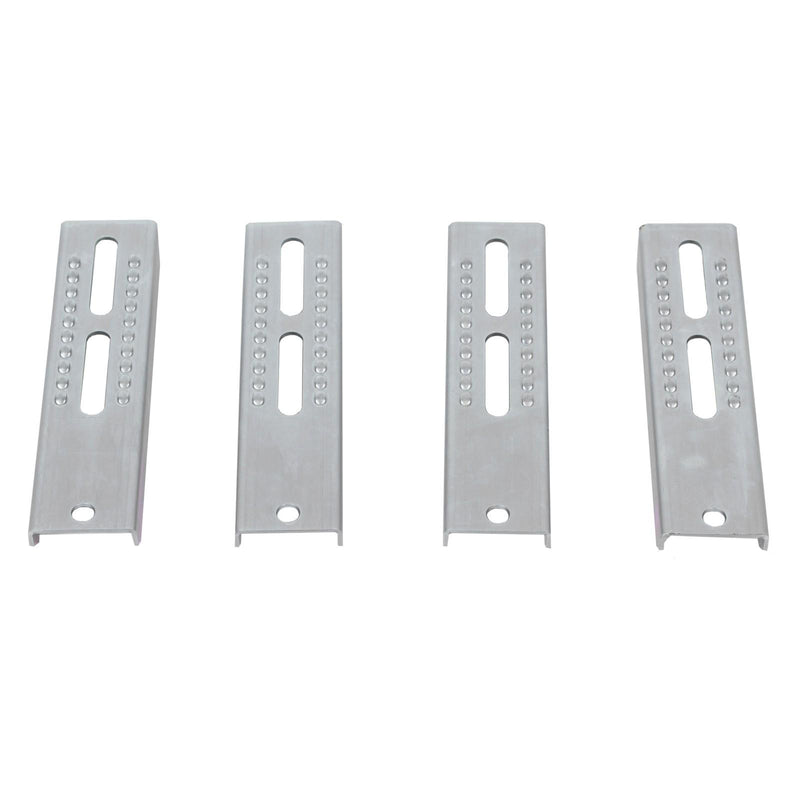 DURAFORCE 4PC 10" Galvanized Swivel and Top Bunk Bolster Bracket For Boat Trailer