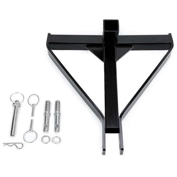 DURAFORCE 3 Point Trailer Hitch Tow Drawbar 2" Adapter Attachment For Category 1 Tractor