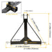 DURAFORCE 3 Point Trailer Hitch Tow Drawbar 2" Adapter Attachment For Category 1 Tractor