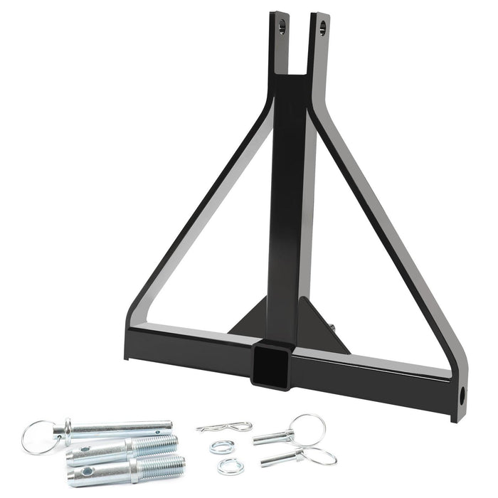 DURAFORCE 3 Point Trailer Hitch Tow Drawbar 2" Adapter Attachment For Category 1 Tractor