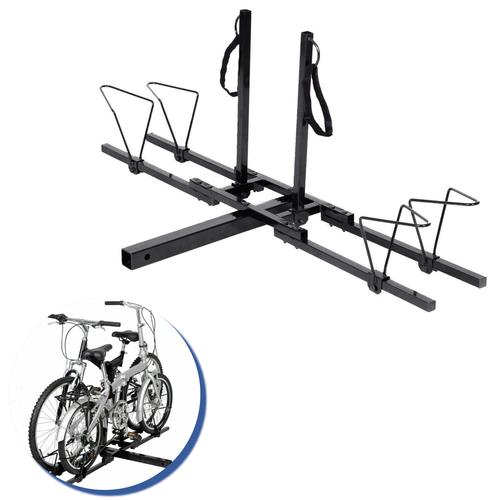 DURAFORCE Heavy Duty Hitch Mount 2-Bike Rack Carrier Platform Car Truck SUV 2'' Receiver