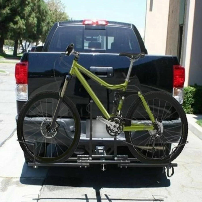 DURAFORCE Heavy Duty Hitch Mount 2-Bike Rack Carrier Platform Car Truck SUV 2'' Receiver