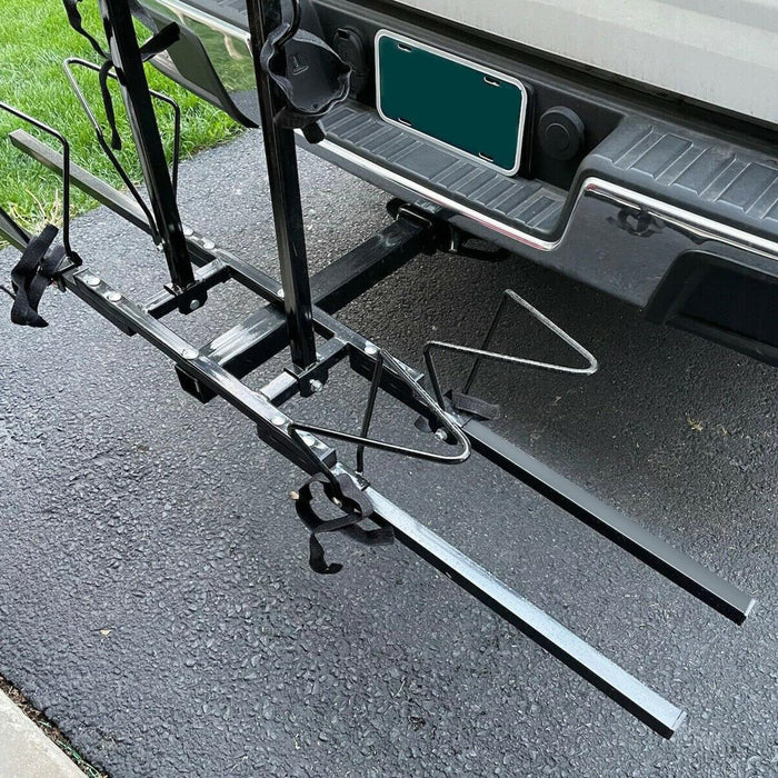 DURAFORCE Heavy Duty Hitch Mount 2-Bike Rack Carrier Platform Car Truck SUV 2'' Receiver